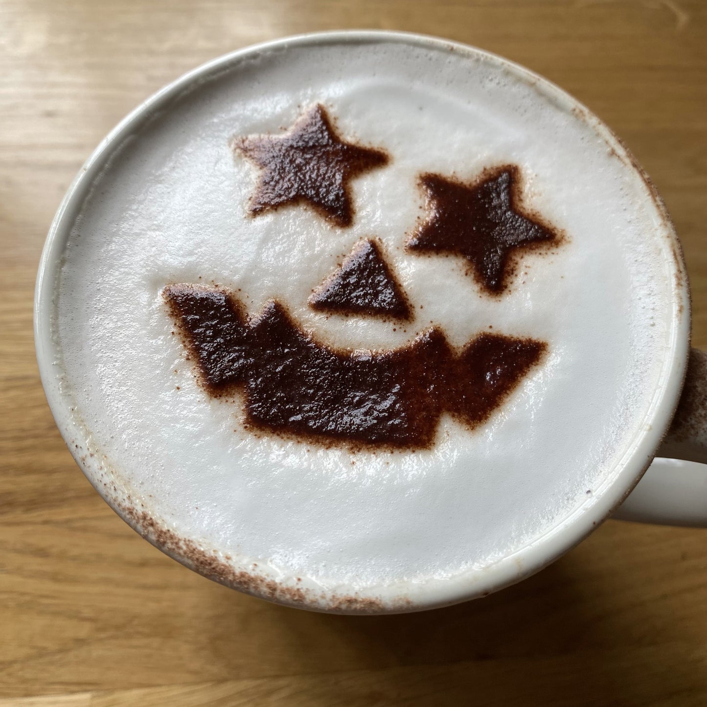 Halloween Fun: Coffee Art Stencils