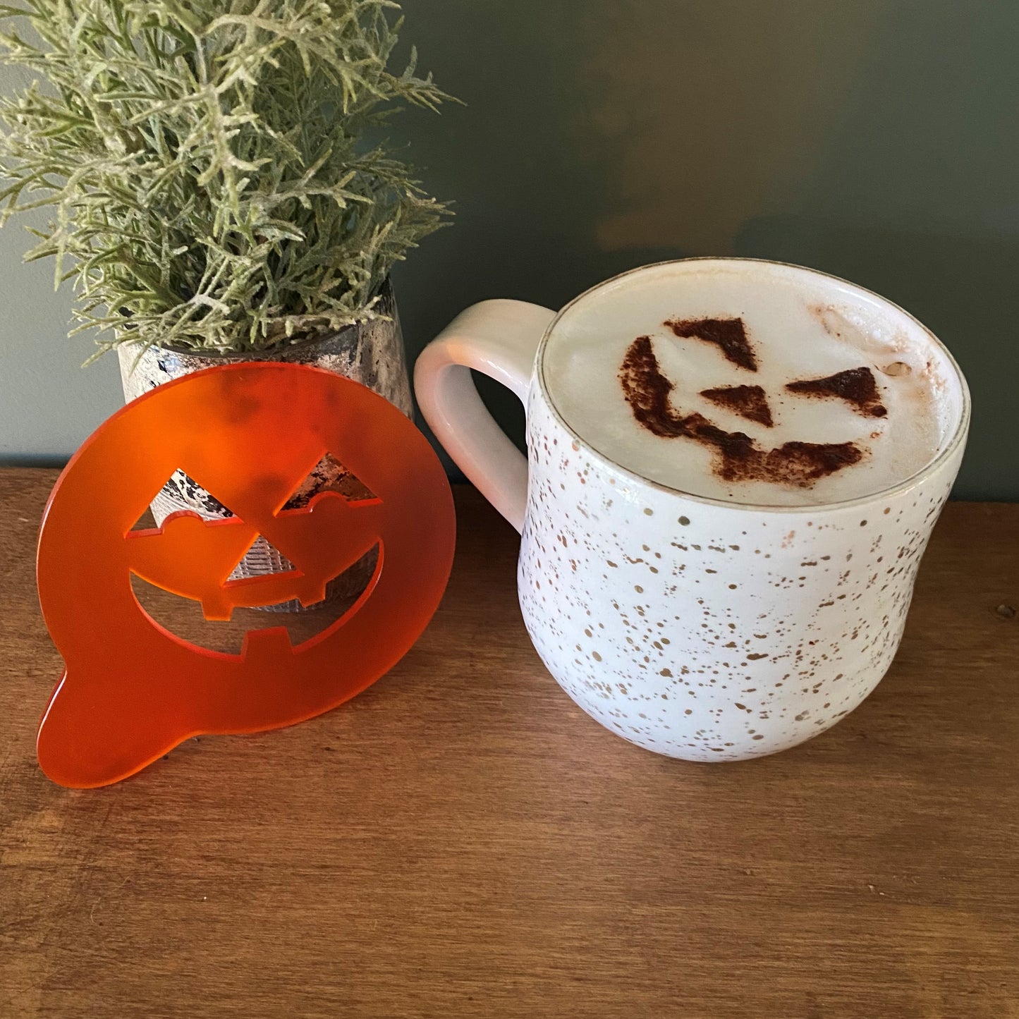 Halloween Fun: Coffee Art Stencils