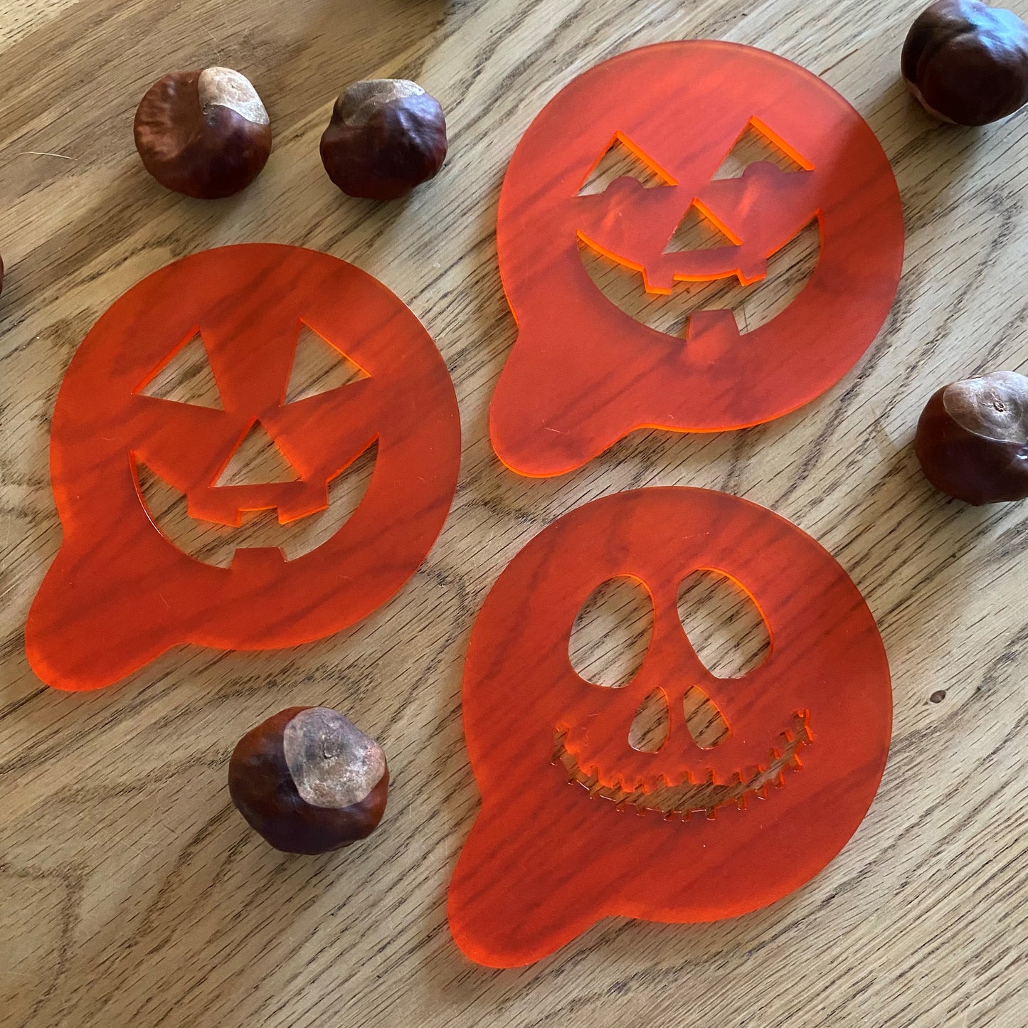Halloween Fun: Coffee Art Stencils