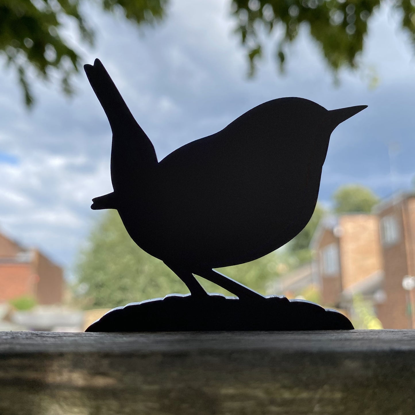 Wren bird art for nature-inspired home or garden décor