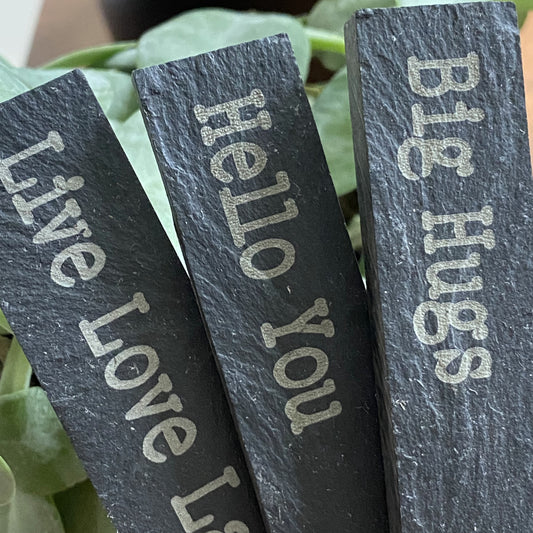 Engraved Plant Marker – Love & Affirmation