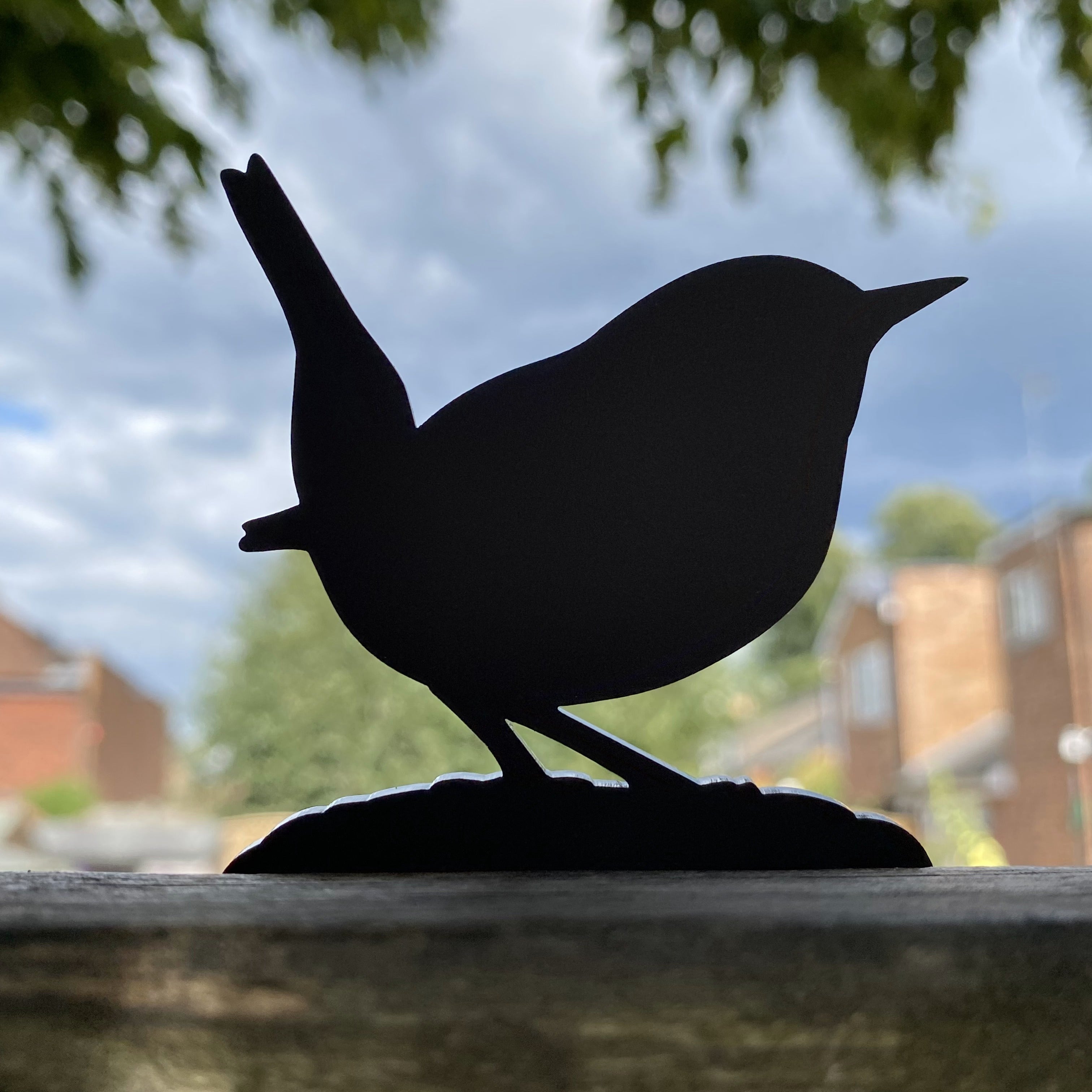 Wren bird art for nature-inspired home or garden décor